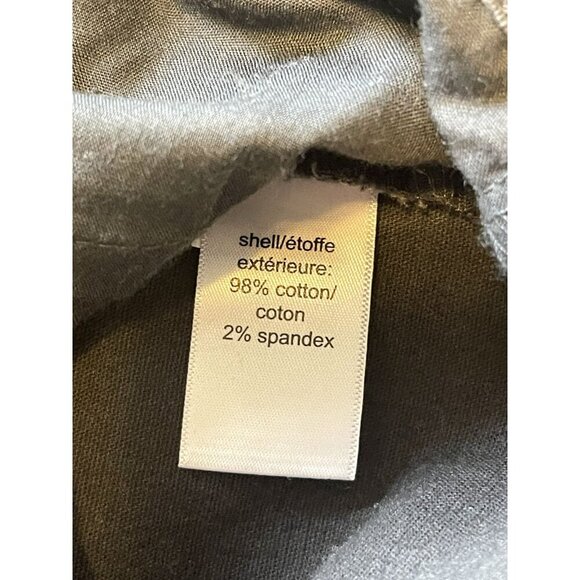 Maurice’s Charcoal Grey Cotton Structured Button Up Casual Jacket M Pockets - Picture 4 of 7